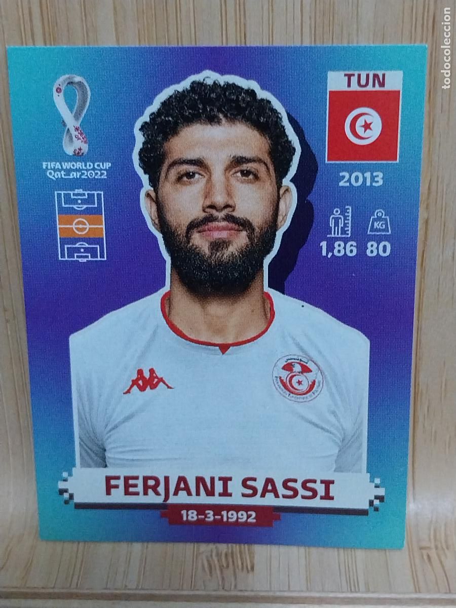 Cromos de F&uacute;tbol: SASSI TUNEZ TUN 15 QATAR 2022 PANINI CROMO SIN PEGAR NUNCA ORIGINAL **