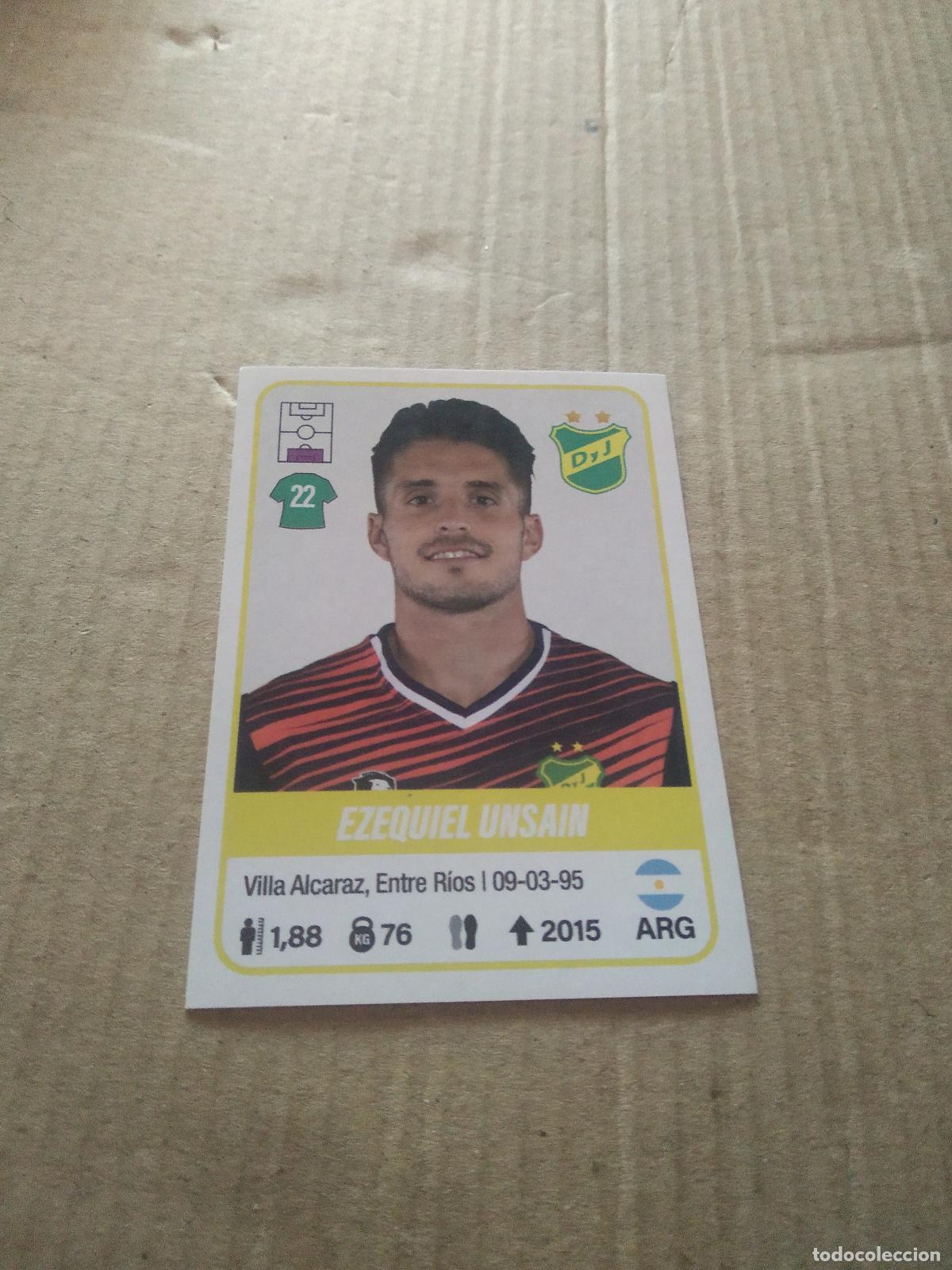 Fu&szlig;ball-Sticker: 158 EZEQUIEL UNSAIN DEFENSA Y JUSTICIA CROMO FUTBOL ARGENTINO PANINI LIGA ARGENTINA 2023