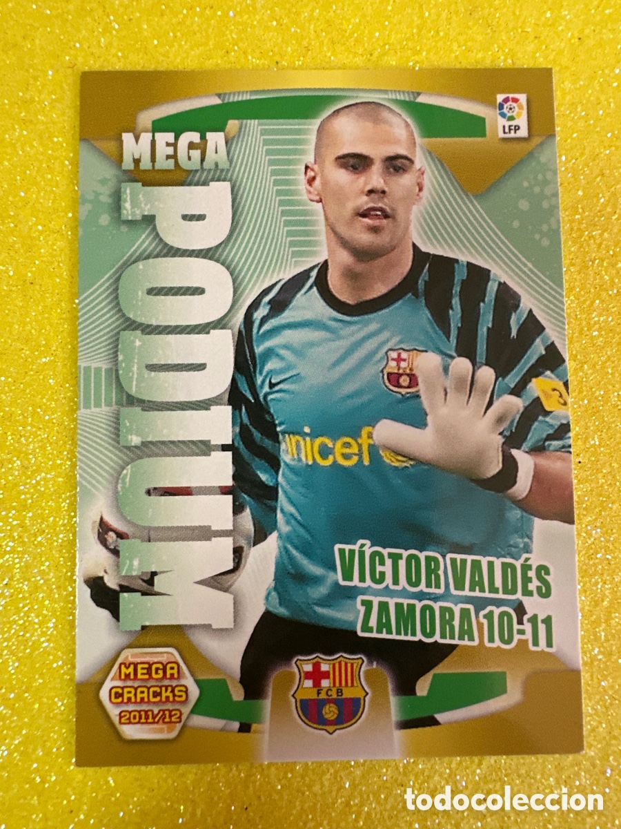 Cromos de Futebol: 366 MEGAPODIUM V&Iacute;CTOR VALD&Eacute;S ZAMORA 10-11 MEGACRACKS 2011-2012 11 12 PANINI TRADING CARD