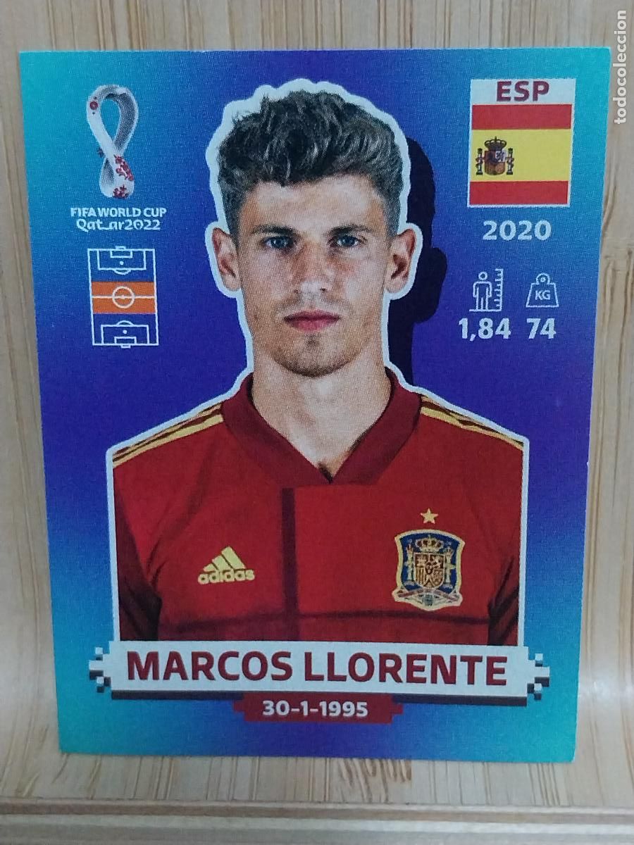 Cromos de F&uacute;tbol: LLORENTE ESPA&Ntilde;A ESP 12 ** QATAR 2022 PANINI CROMO SIN PEGAR NUNCA ORIGINAL **