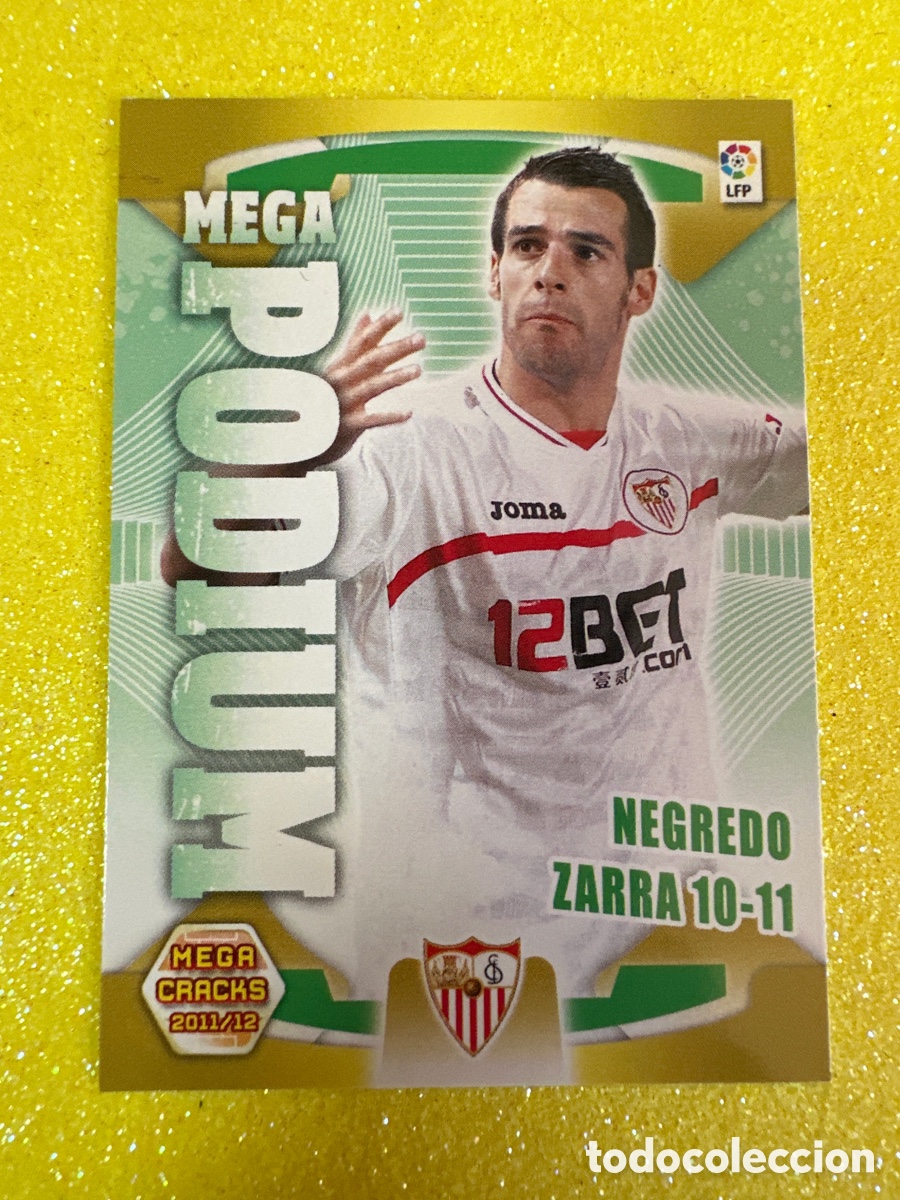 Cromos de F&uacute;tbol: 367 MEGAPODIUM NEGREDO ZARRA 10-11 10-11 MEGACRACKS 2011-2012 11 12 PANINI TRADING CARD