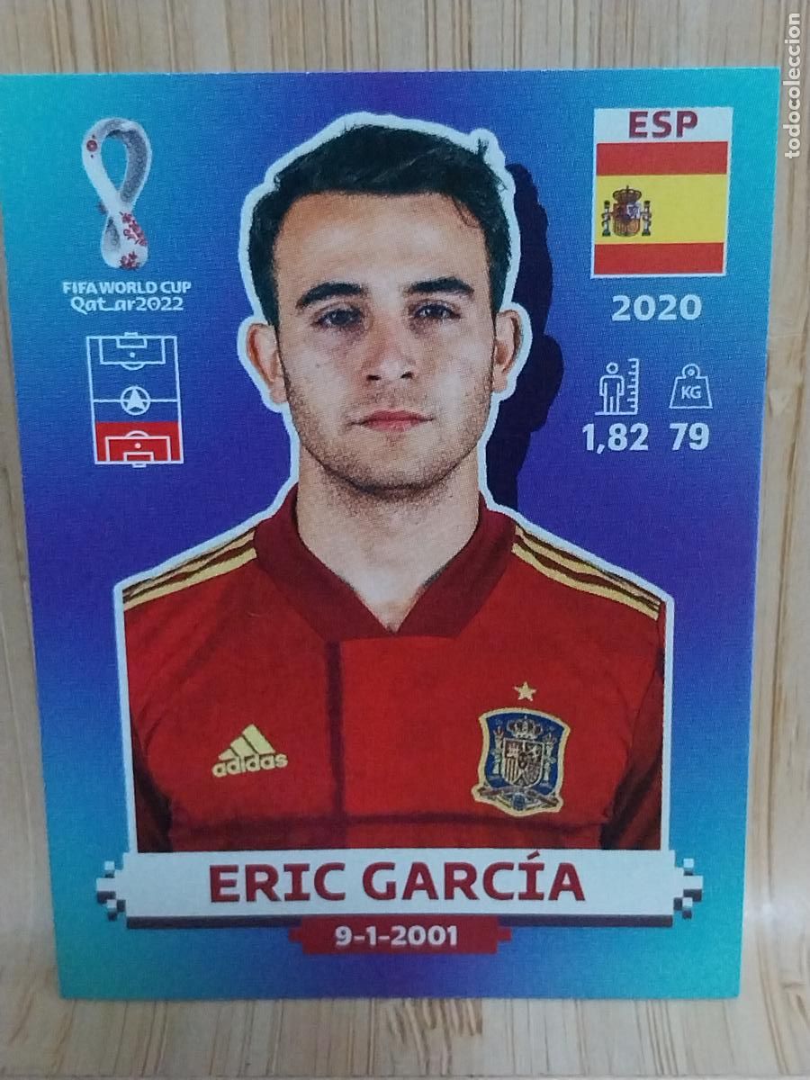 Fu&szlig;ball-Sticker: ERIC GARCIA ESPA&Ntilde;A ESP 6 * QATAR 2022 PANINI CROMO SIN PEGAR NUNCA ORIGINAL **