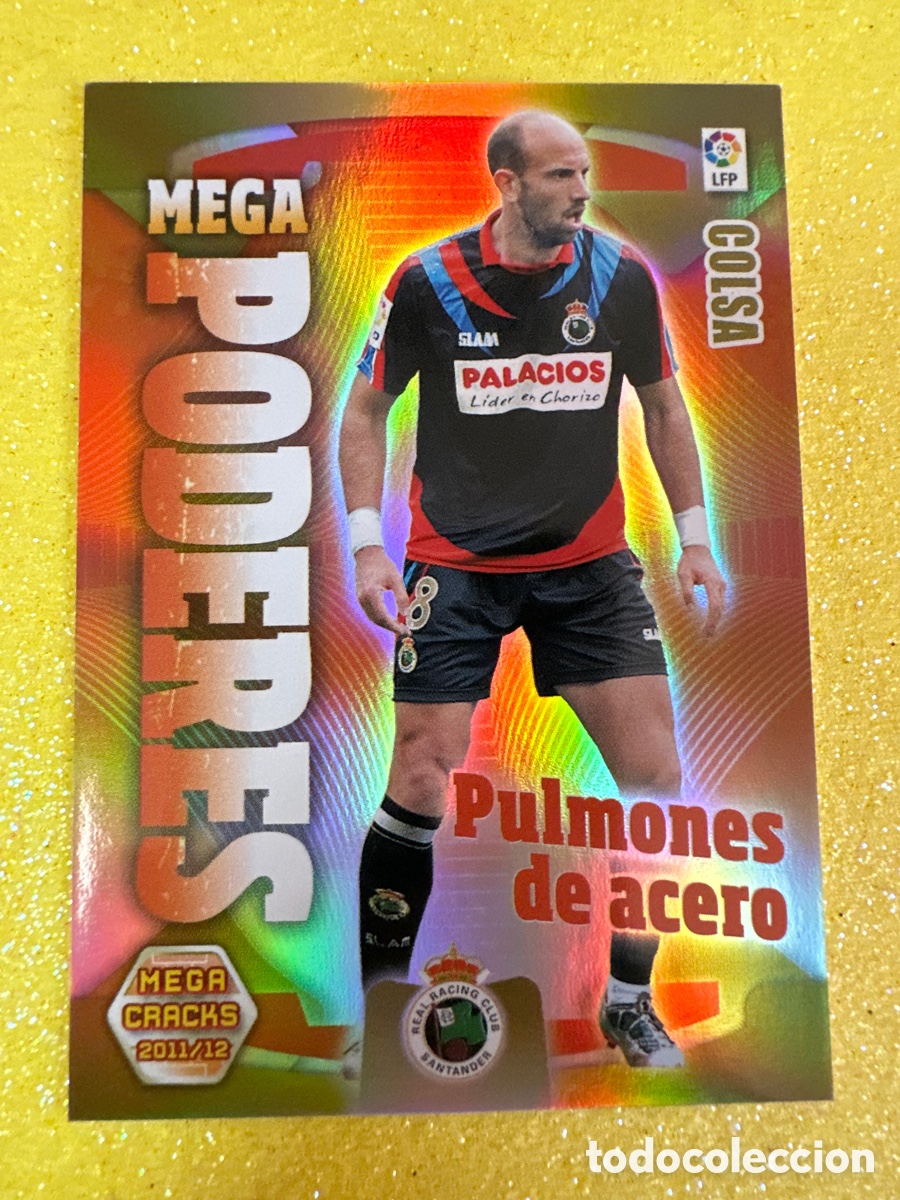 Football Stickers: 374 COLSA MEGAPODERES MEGACRACKS 2011-2012 11 12 PANINI TRADING CARD