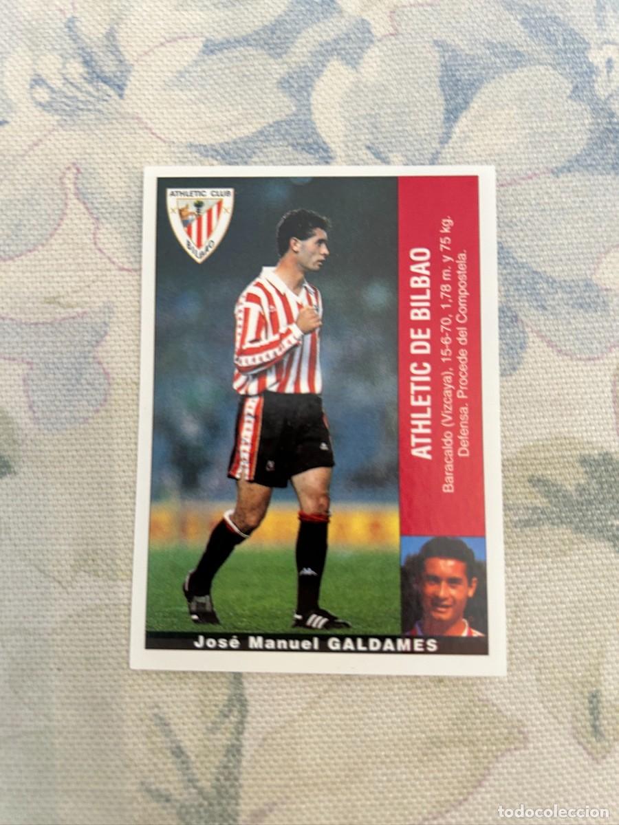 Cromos de F&uacute;tbol: GALDAMES ATHLETIC DE BILBAO LIGA 95 96 NUEVO ULTIMOS FICHAJE N&ordm; 23