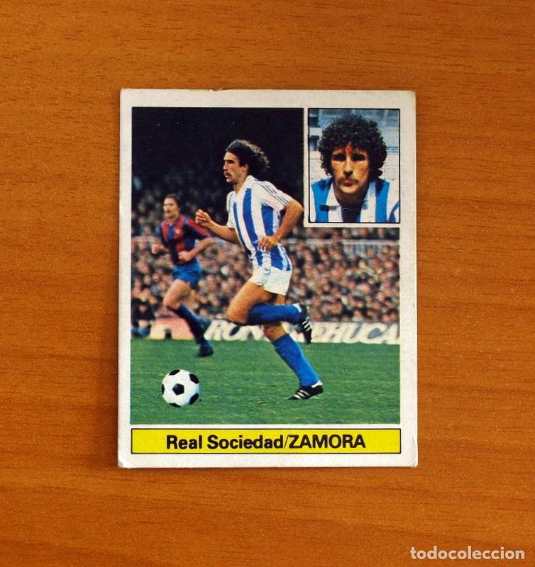 Cromos de F&uacute;tbol: Real Sociedad - Zamora - Ediciones Este Liga 1981-1982, 81-82 - Nunca pegado