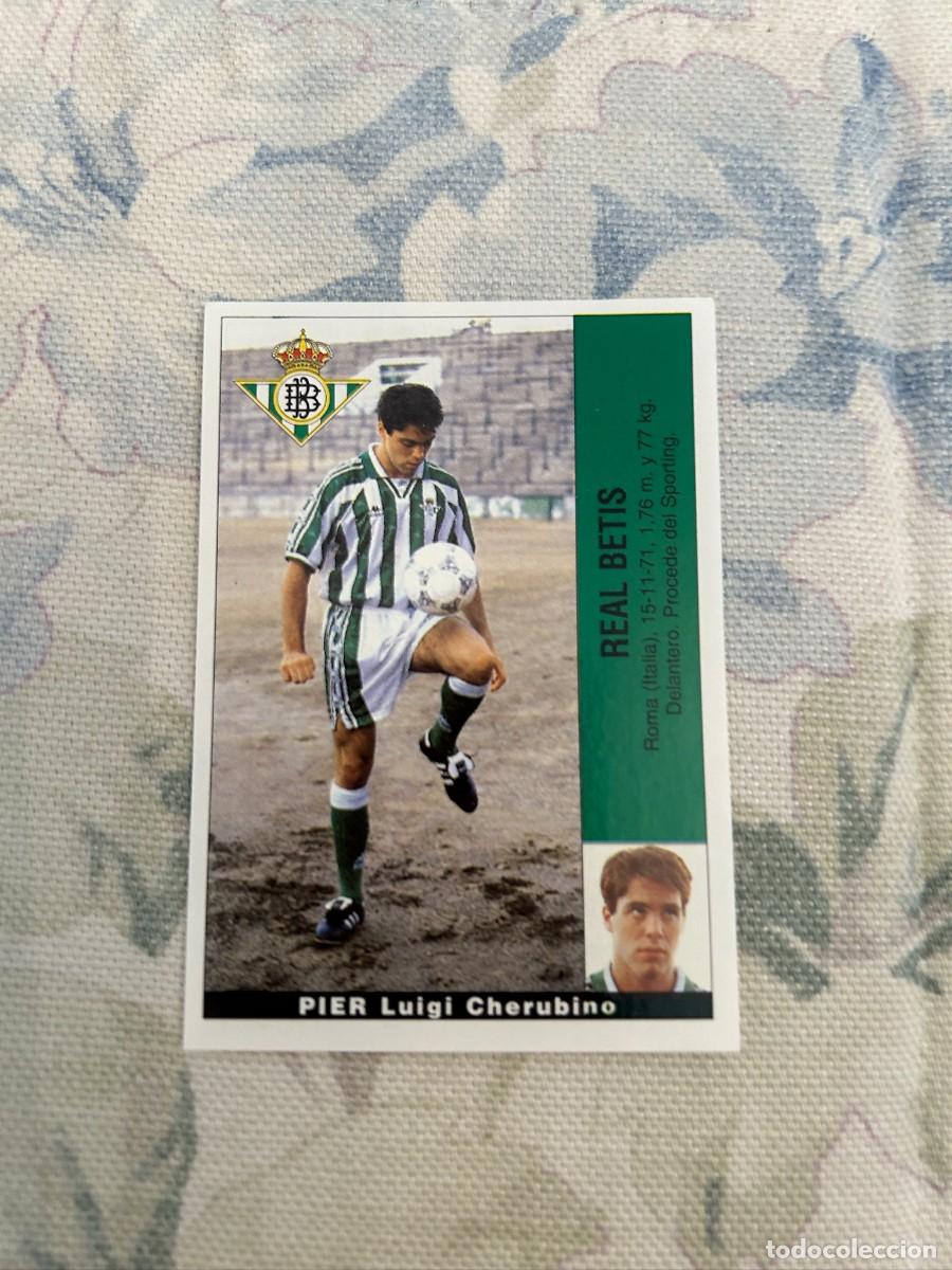 Cromos de F&uacute;tbol: PIER BETIS LIGA 95 96 NUEVO PANINI ULTIMO FICHAJE N&ordm; 13