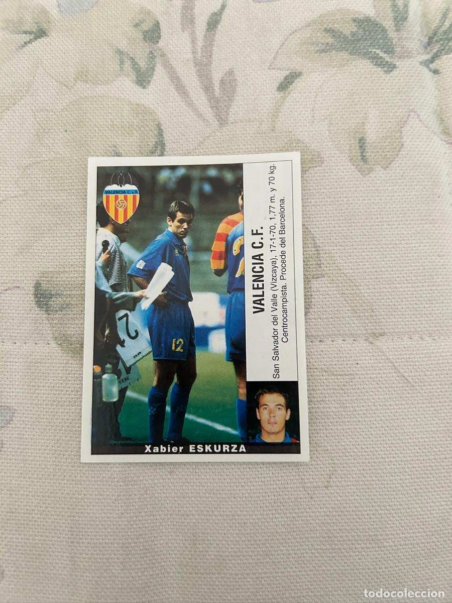 Cromos de F&uacute;tbol: ESKURZA VALENCIA NUEVO LIGA 95 96 PANINI