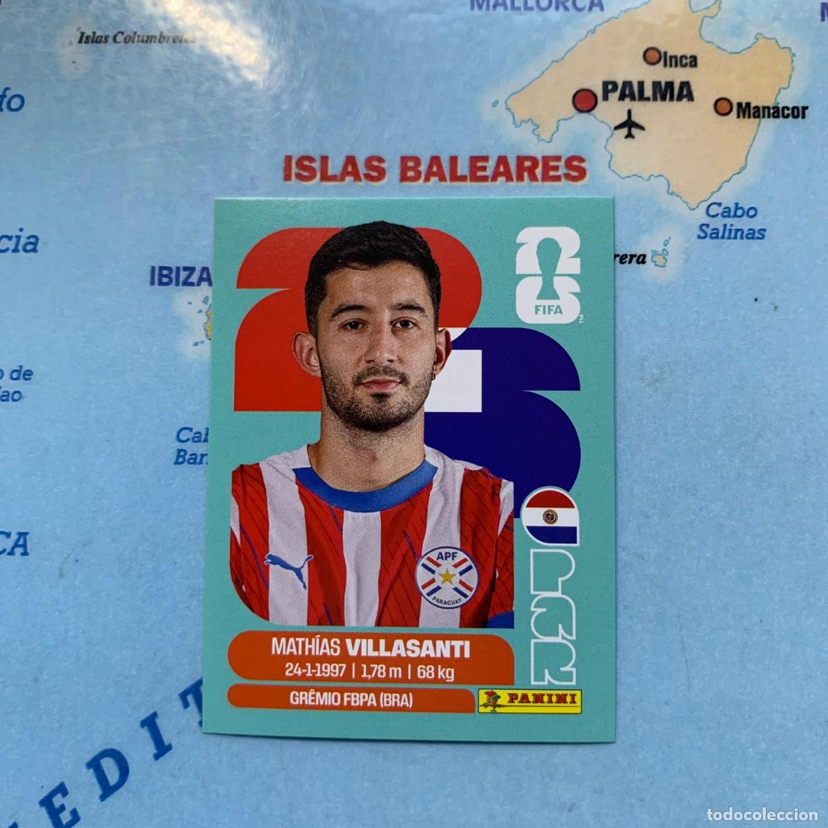 Cromos de F&uacute;tbol: Paraguay n&uacute;mero 9 cromo panini Mundial Fifa World Cup 2026