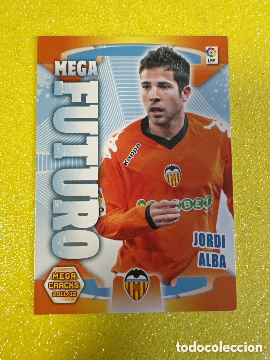 Cartes &agrave; collectionner de Football: 418 JORDI ALBA MEGAFUTURO MEGACRACKS 2011-2012 11 12 PANINI TRADING CARD