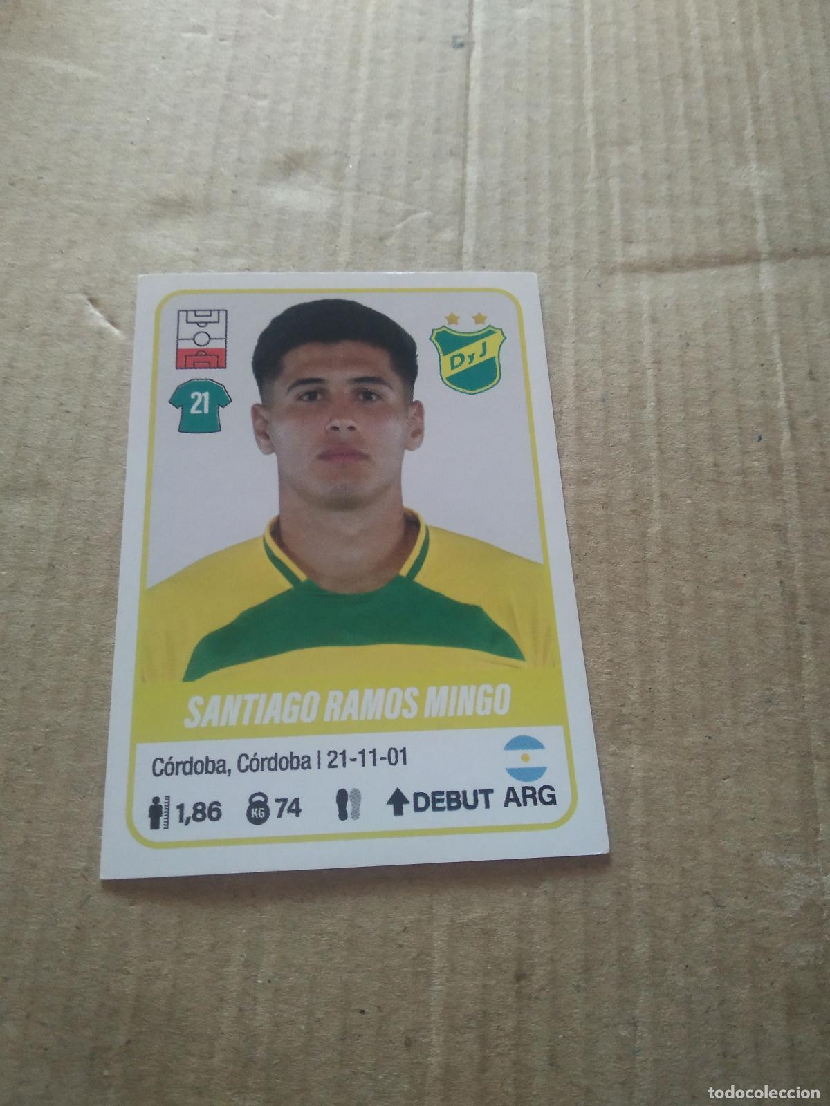 Cartes &agrave; collectionner de Football: 162 SANTIAGO RAMOS MINGO DEFENSA Y JUSTICIA CROMO FUTBOL ARGENTINO PANINI LIGA ARGENTINA 2023
