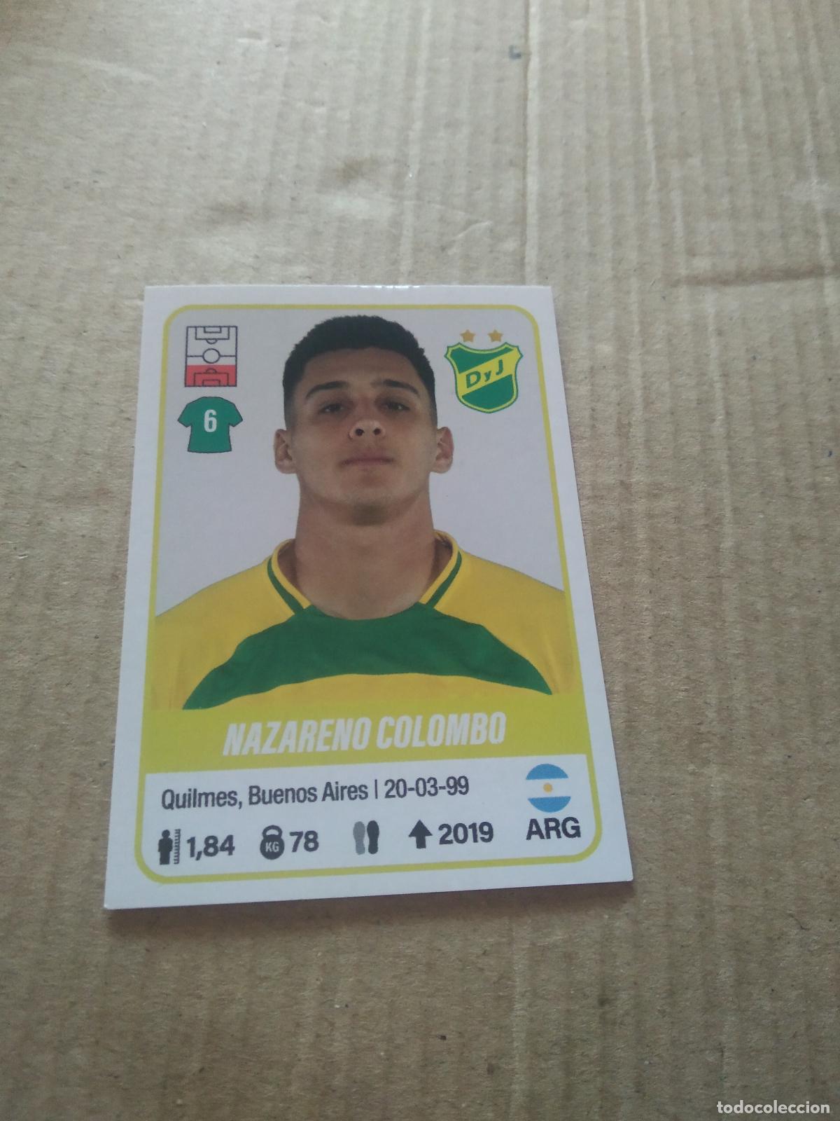 Cartes &agrave; collectionner de Football: 163 NAZARENO COLOMBO DEFENSA Y JUSTICIA CROMO FUTBOL ARGENTINO PANINI LIGA ARGENTINA 2023