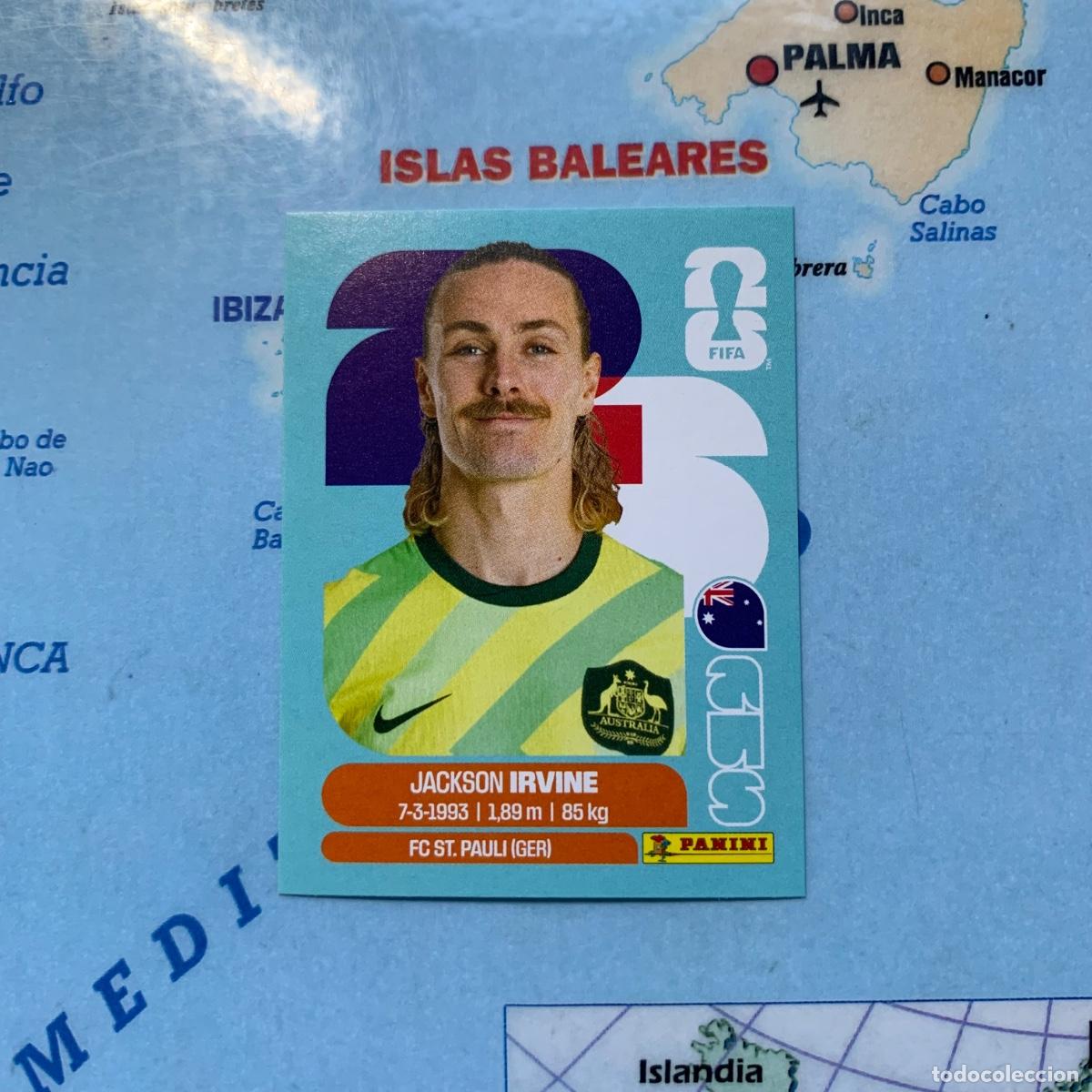 Cromos de F&uacute;tbol: Australia n&uacute;mero 11 cromo panini Mundial Fifa World Cup 2026