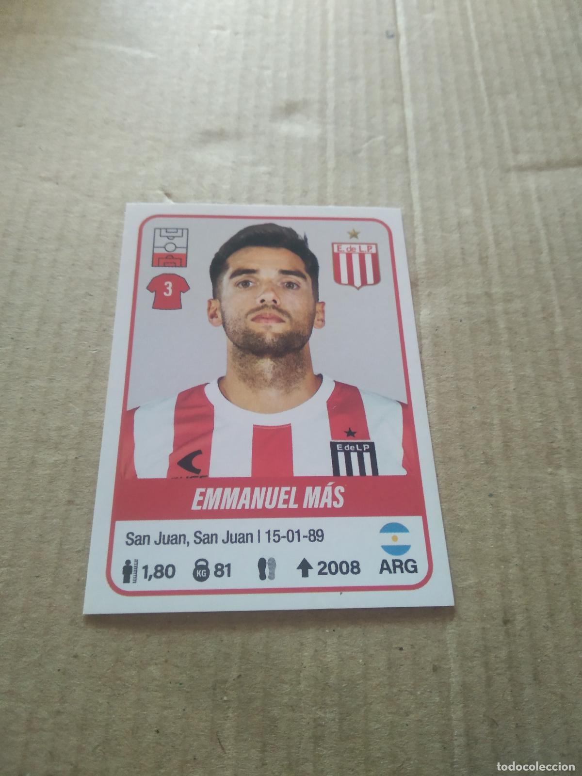 Cromos de F&uacute;tbol: 180 EMMANUEL MAS ESTUDIANTES CROMO FUTBOL ARGENTINO PANINI LIGA ARGENTINA 2023