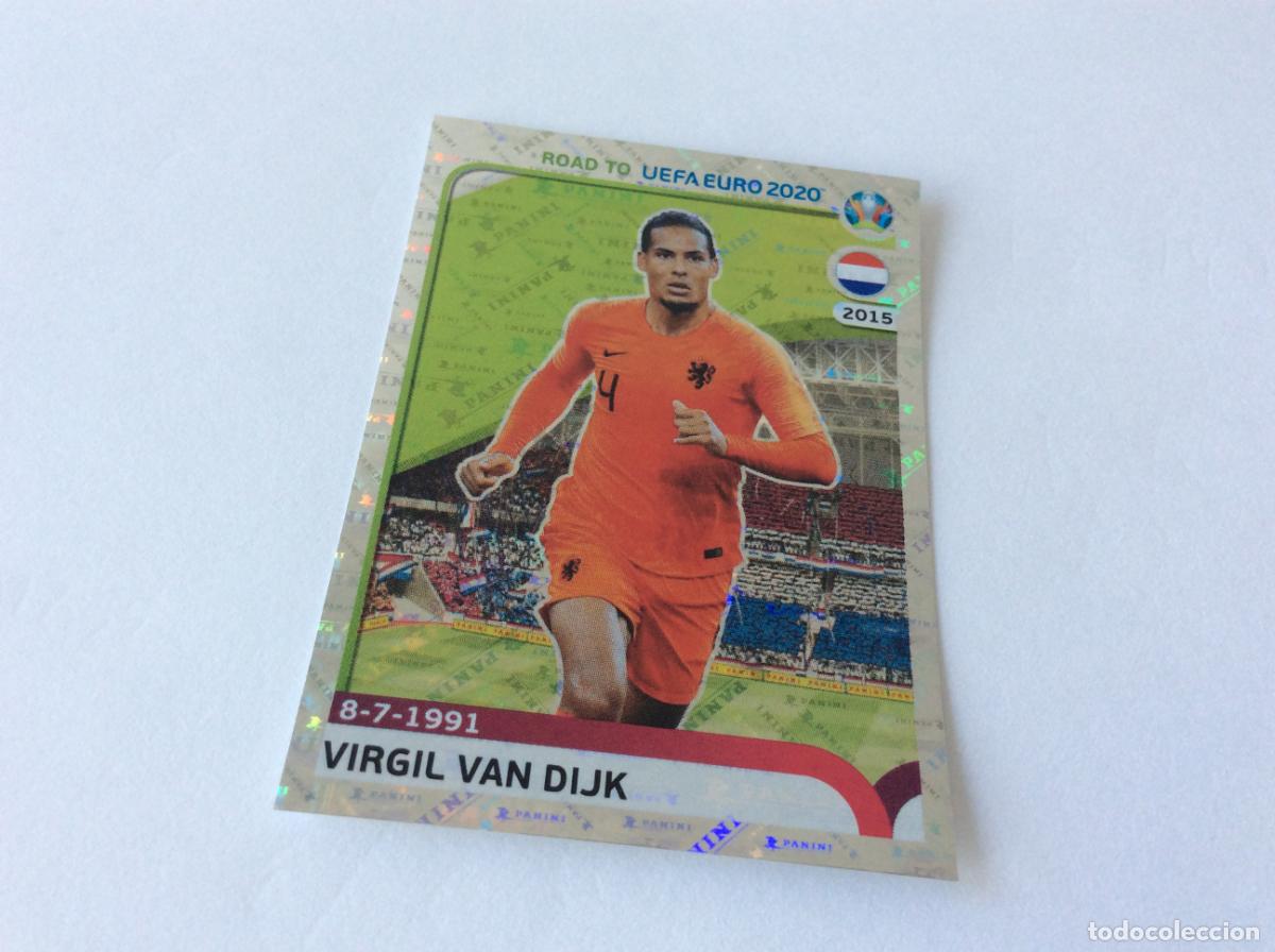 Cromos de F&uacute;tbol: 178 Virgil Van Dijk Road to UEFA Euro 2020 Panini