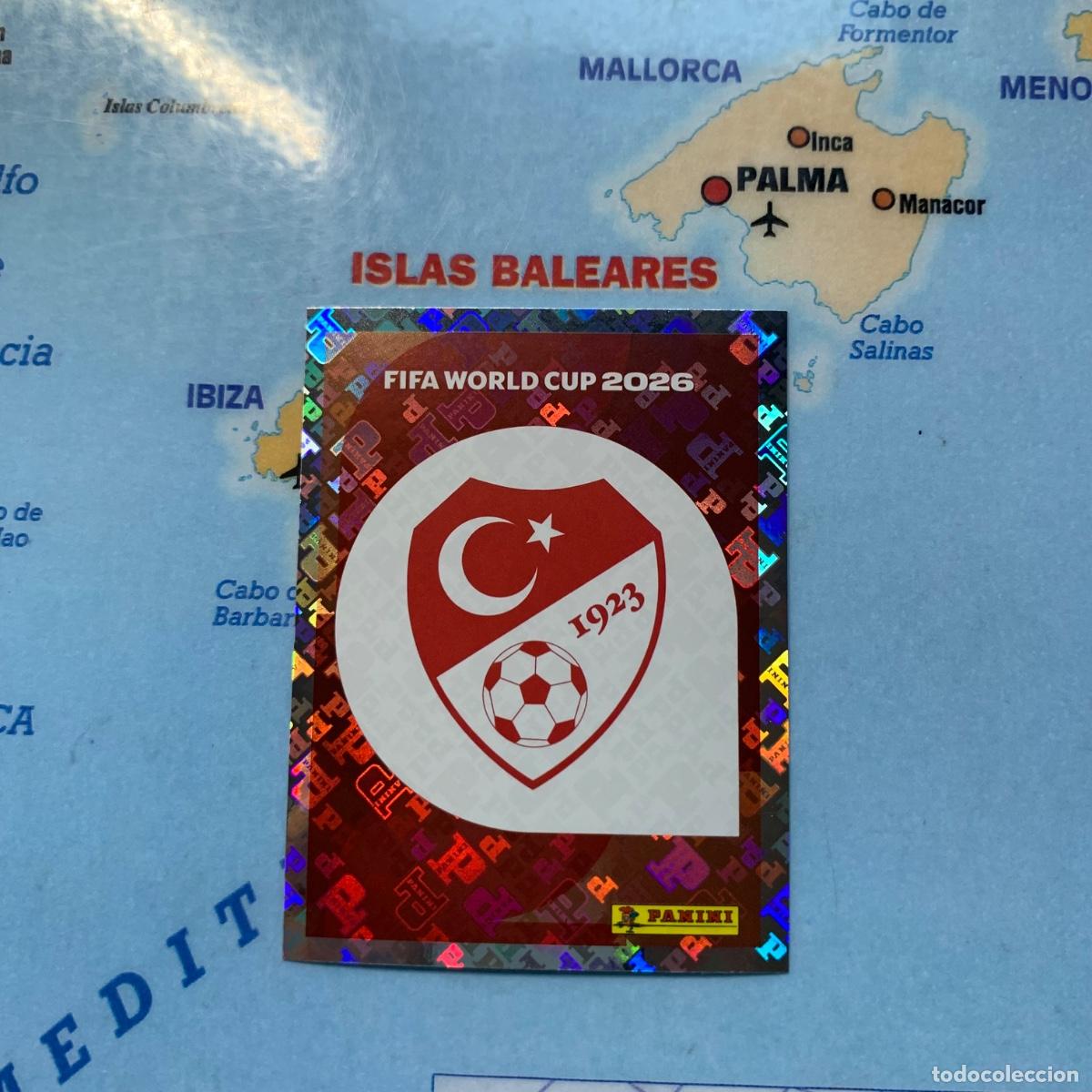 Cromos de F&uacute;tbol: Turquia n&uacute;mero 1 cromo panini Mundial Fifa World Cup 2026
