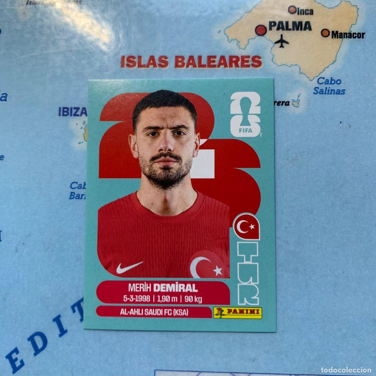 Cromos de F&uacute;tbol: Turquia n&uacute;mero 7 cromo panini Mundial Fifa World Cup 2026