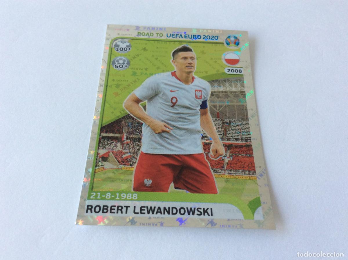 Cromos de F&uacute;tbol: 210 Robert Lewandoski Road to UEFA Euro 2020 Panini