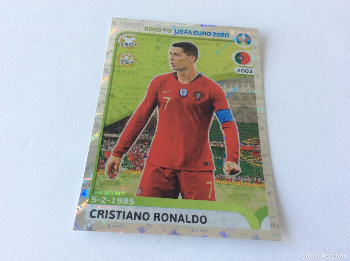 Cromos de F&uacute;tbol: 226 Cristiano Ronaldo Road to UEFA Euro 2020 Panini