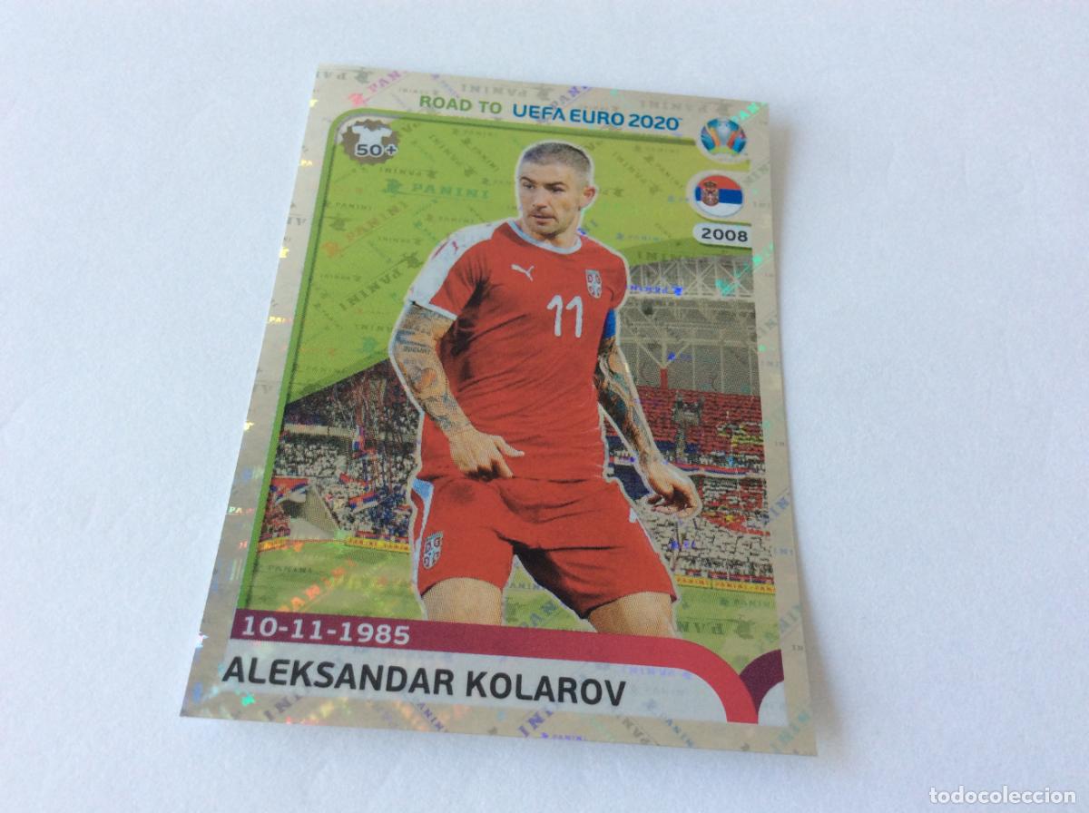 Cromos de F&uacute;tbol: 306 Aleksandar Kolarov Road to UEFA Euro 2020 Panini