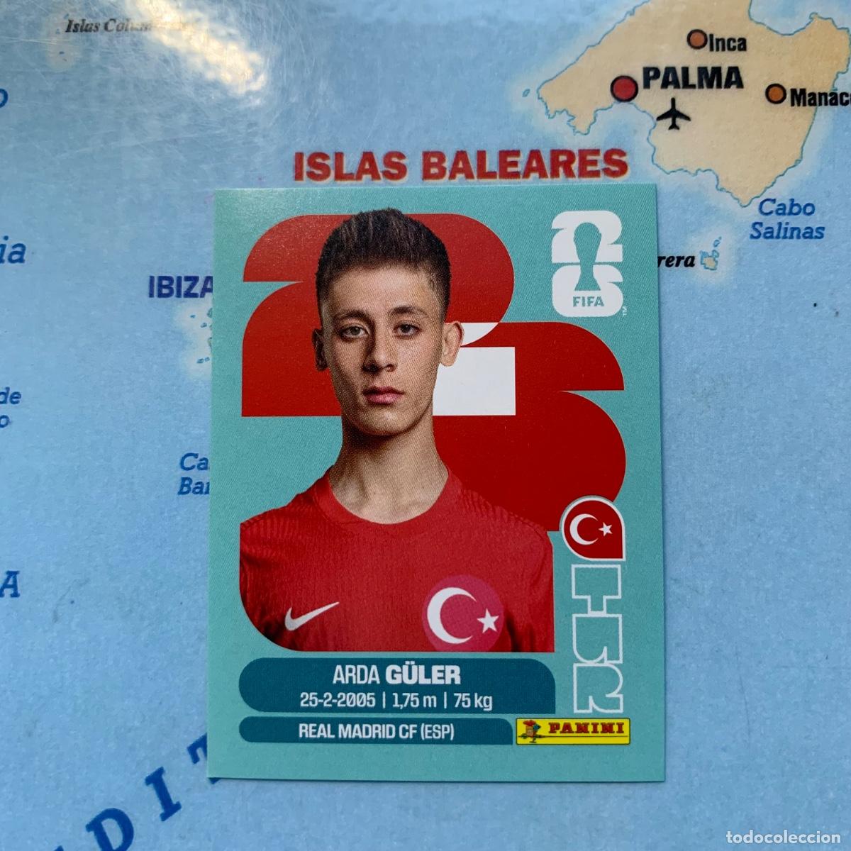 Cromos de F&uacute;tbol: Guler n&uacute;mero 14 de Turqu&iacute;a cromo panini Mundial Fifa World Cup 2026