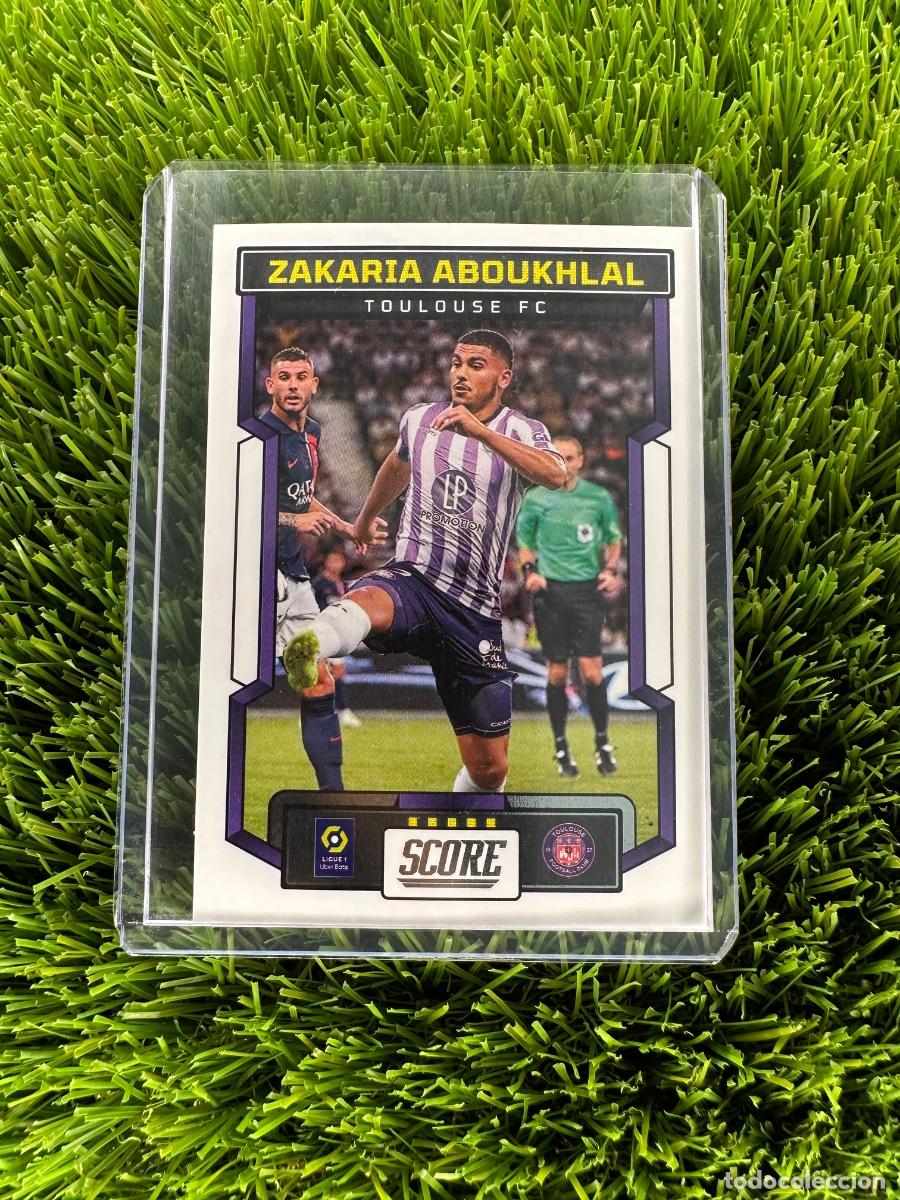 Figurine di Calcio: N&ordm; 194 Zakaria Aboukhlal Toulouse FC Panini Score Ligue 1 23 24