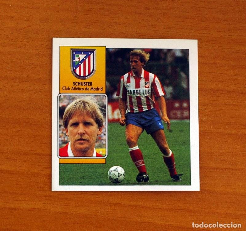 Figurine di Calcio: Atletico Madrid - Schuster - Ediciones Este Liga 1992-1993, 92-93 - Nunca Pegado