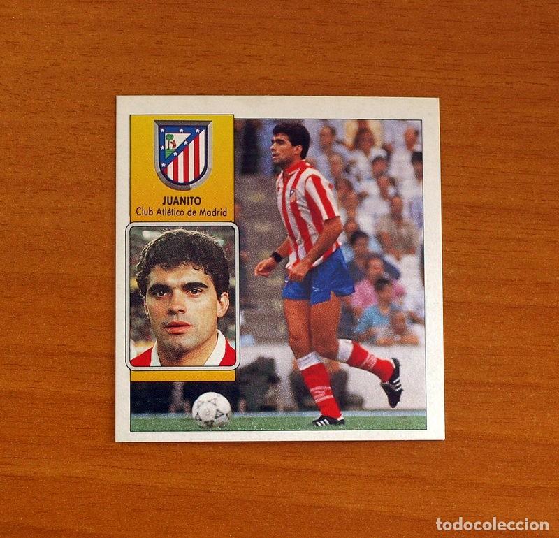 Figurine di Calcio: Atletico Madrid - Juanito - Ediciones Este Liga 1992-1993, 92-93 - Nunca Pegado