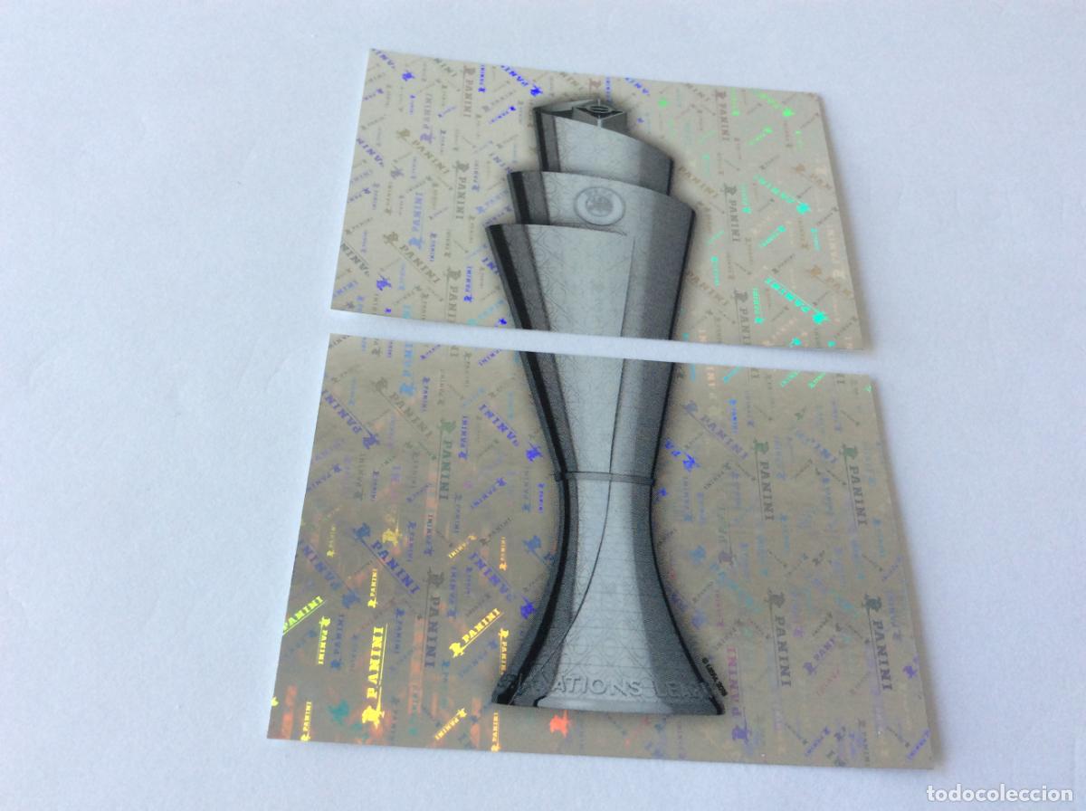 Figurine di Calcio: 451 452 UEFA Nations League Trophy Road to UEFA Euro 2020 Panini