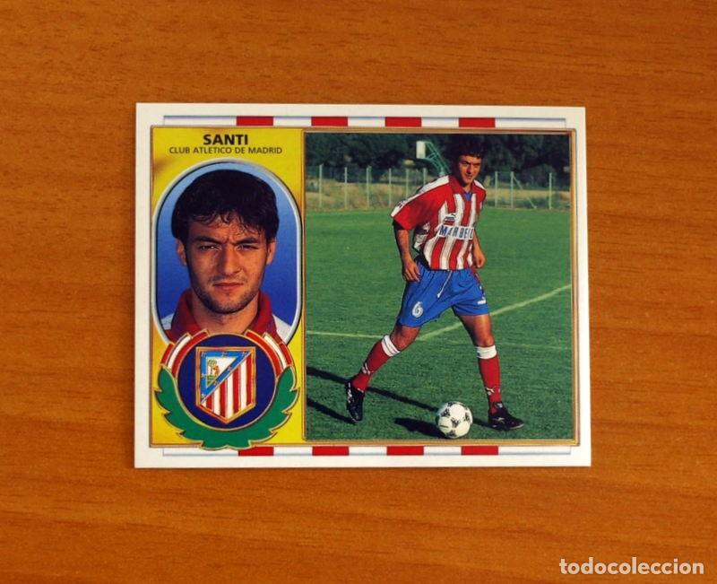 Fu&szlig;ball-Sticker: Atletico Madrid - Santi - Ediciones Este Liga 1996-1997, 96-97 - Nunca Pegado