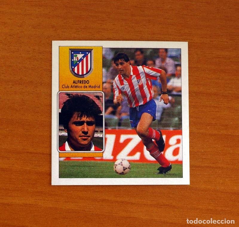 Cromos de Futebol: Atletico Madrid - Alfredo - Ediciones Este Liga 1992-1993, 92-93 - Nunca Pegado