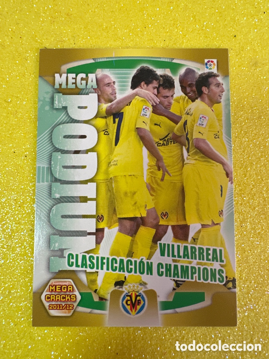 Cromos de Futebol: 364 VILLARREAL MEGAPODIUM MEGACRACKS 2011-2012 11 12 PANINI TRADING CARD