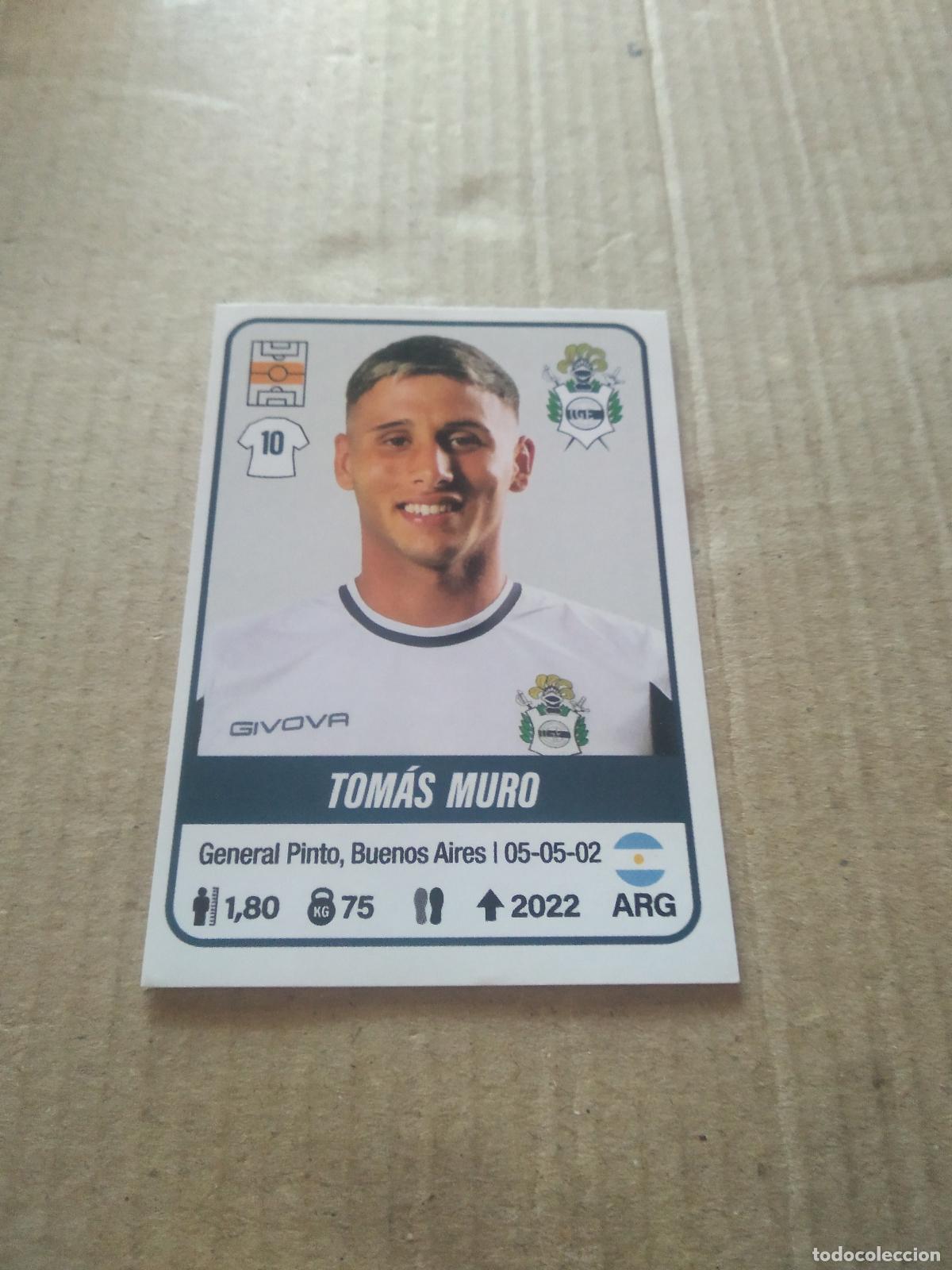Cromos de F&uacute;tbol: 202 TOMAS MURO GIMNASIA CROMO FUTBOL ARGENTINO PANINI LIGA ARGENTINA 2023