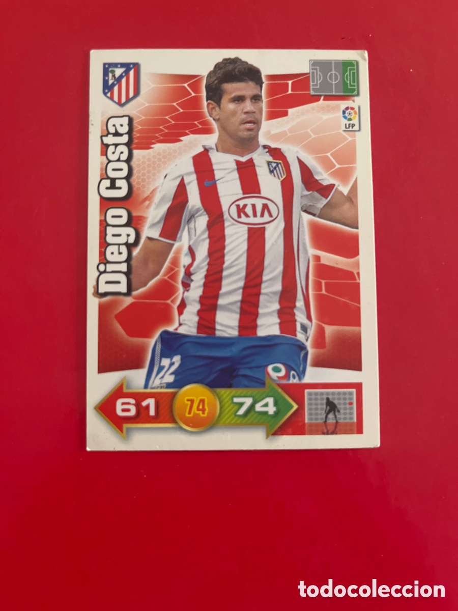 Cartes &agrave; collectionner de Football: DIEGO COSTA N&ordm;46 ATLETICO DE MADRID ADRENALYN 2010 2011 PANINI XL 10 11 CROMO FUTBOL