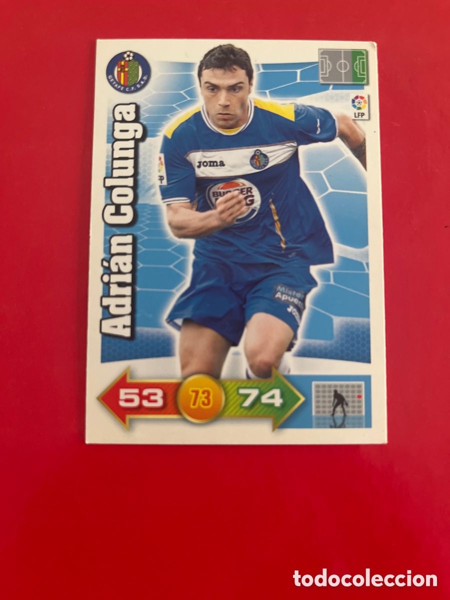 Cartes &agrave; collectionner de Football: ADRIAN COLUNGA N&ordm;125 GETAFE ADRENALYN 2010 2011 PANINI XL 10 11 CROMO FUTBOL