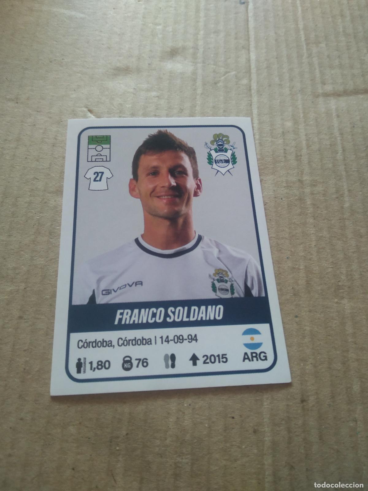 Cromos de F&uacute;tbol: 205 FRANCO SOLDANO GIMNASIA CROMO FUTBOL ARGENTINO PANINI LIGA ARGENTINA 2023