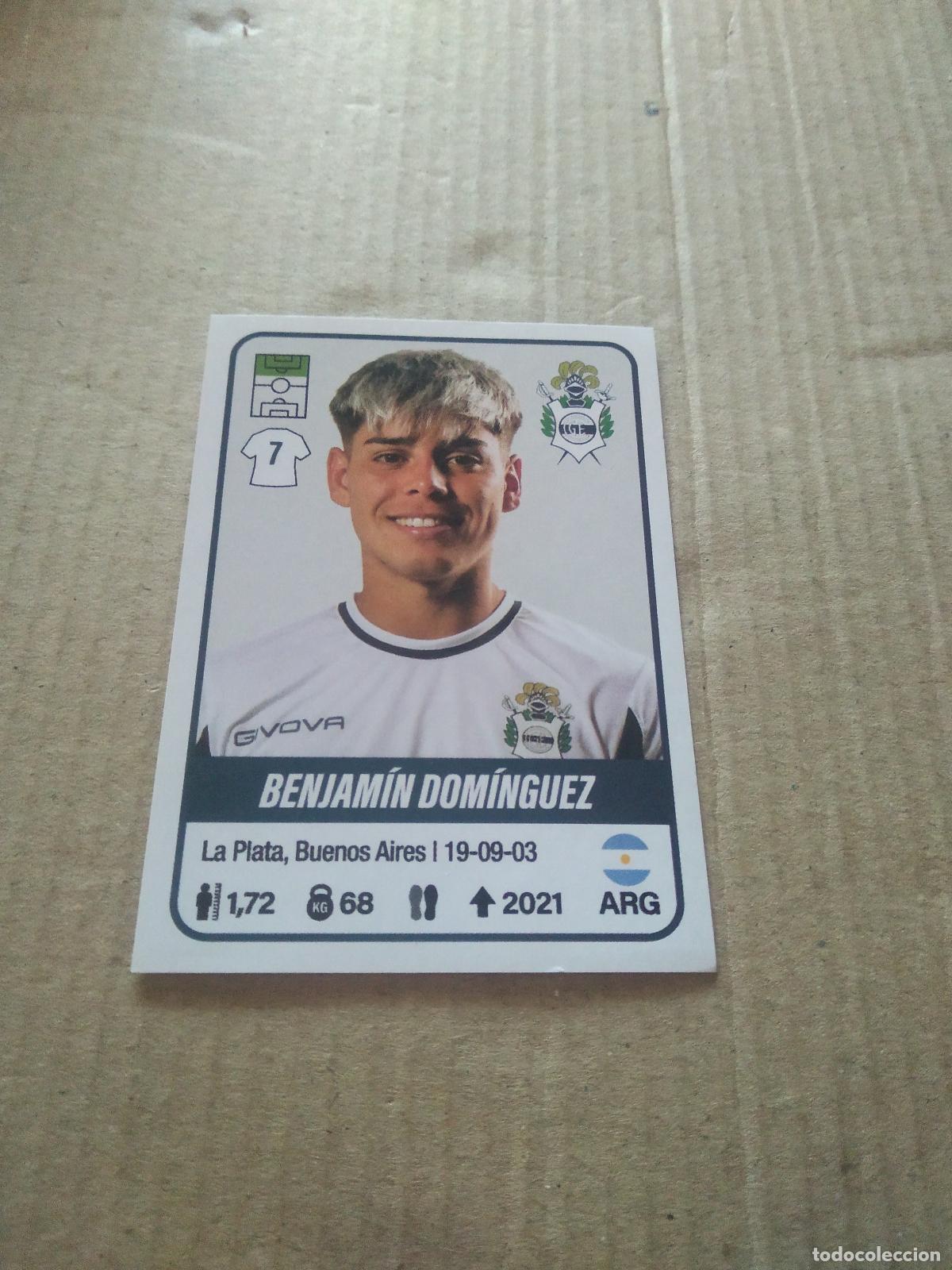 Cromos de F&uacute;tbol: 207 BENJAMIN DOMINGUEZ GIMNASIA CROMO FUTBOL ARGENTINO PANINI LIGA ARGENTINA 2023