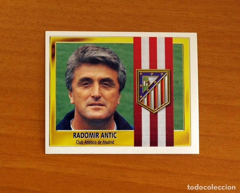 Cromos de F&uacute;tbol: Atletico Madrid - Radomir Antic, Entrenador - Ediciones Este Liga 1995-1996, 95-96 - Nunca Pegado