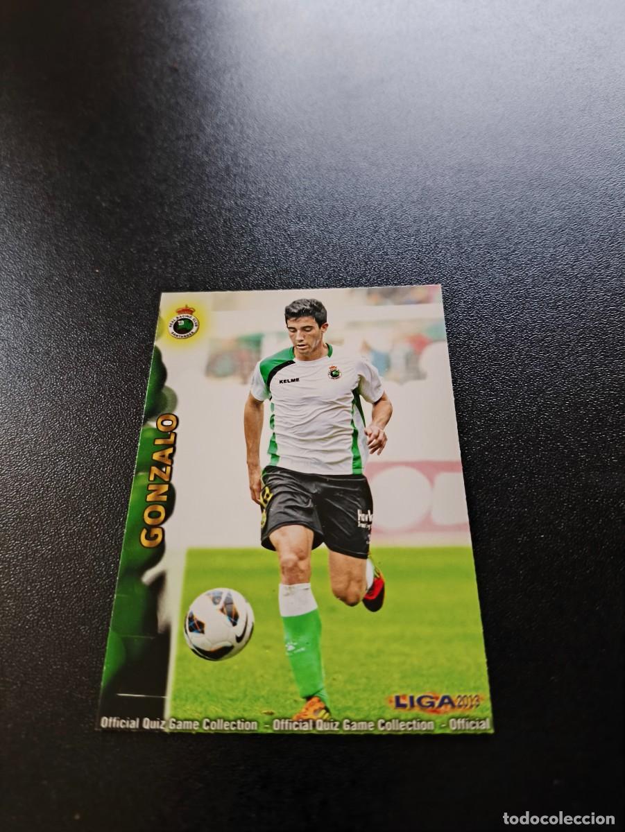 Cromos de F&uacute;tbol: 754 GONZALO RACING DE SANTANDER MUNDICROMO LIGA 2012 2013 12 13 PLATINUM NO PANINI ESTE