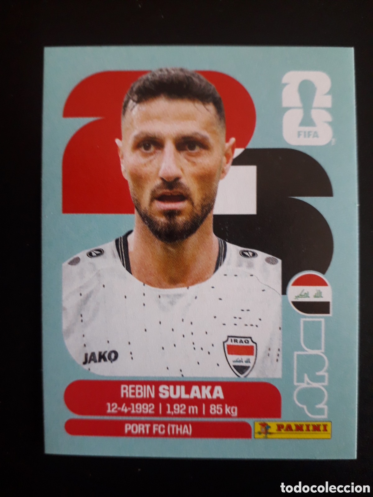 Cartes &agrave; collectionner de Football: SULAKA IRAQ IRQ 3 MUNDIAL F&Uacute;TBOL 2026 FIFA WORLD CUP PANINI SIN PEGAR PEDIDO M&Iacute;NIMO 3&euro;.