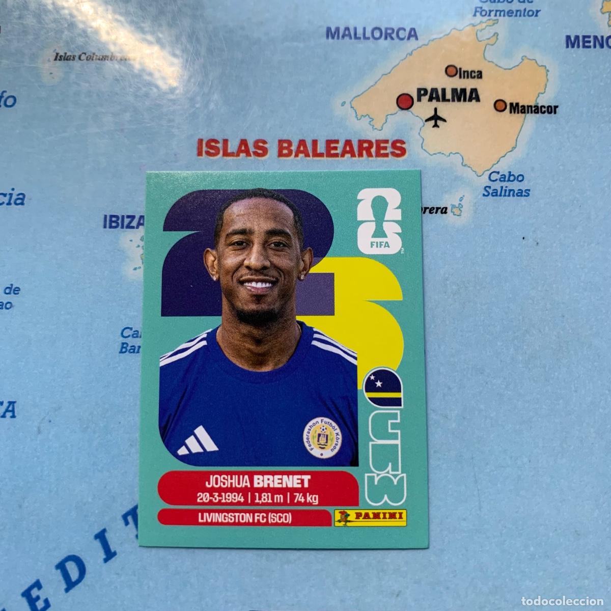 Cartes &agrave; collectionner de Football: Curazao n&uacute;mero 6 cromo panini Mundial Fifa World Cup 2026