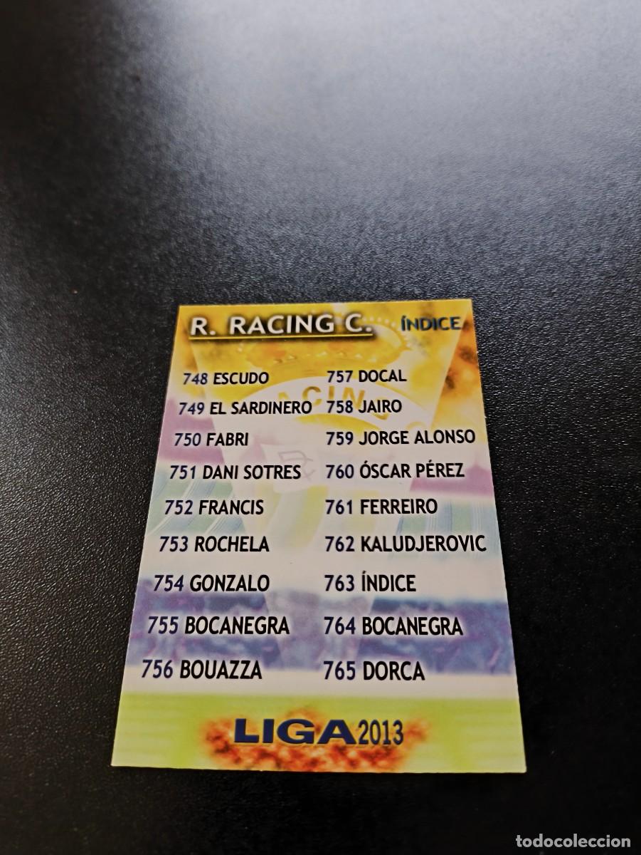 Cartes &agrave; collectionner de Football: 763 INDICE RACING DE SANTANDER MUNDICROMO LIGA 2012 2013 12 13 PLATINUM NO PANINI ESTE
