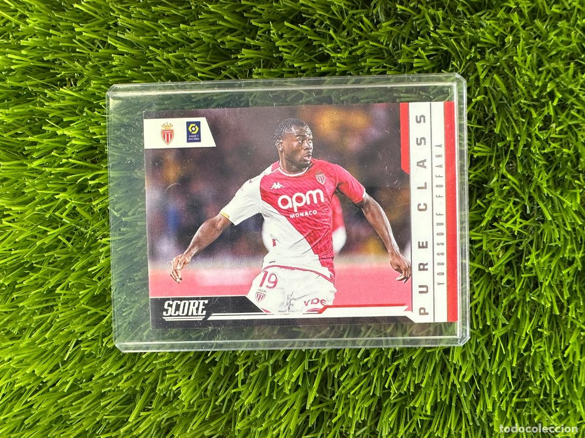 Cartes &agrave; collectionner de Football: N&ordm; 15 Youssouf Fofana Pure Class AS M&oacute;naco Panini Score Ligue 1 23 24