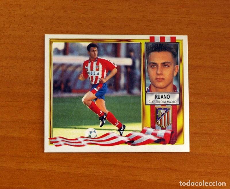 Cartes &agrave; collectionner de Football: Atletico de Madrid - Ruano - Baja - Ediciones Este Liga 1995-1996, 95-96 - Nunca Pegado