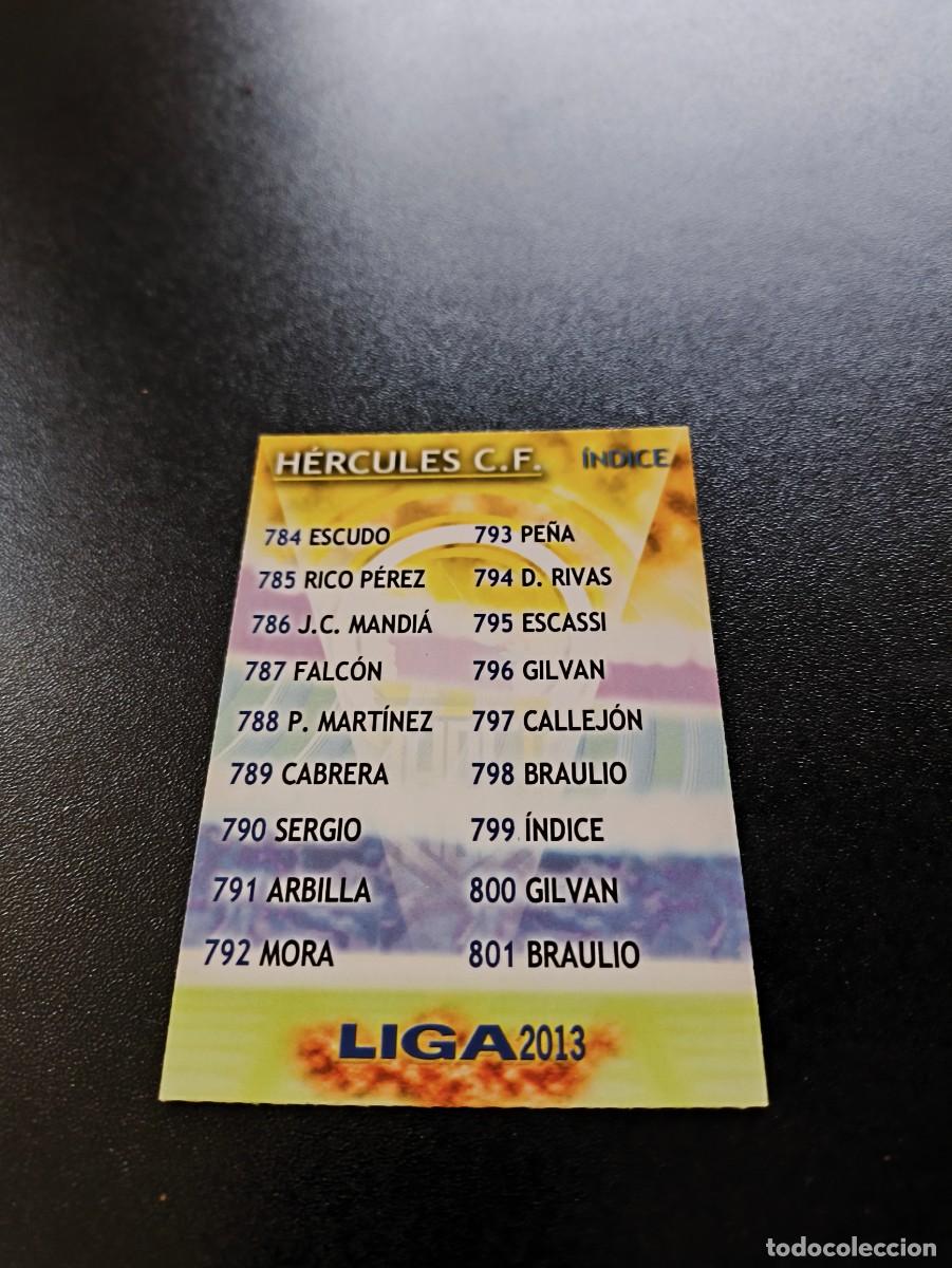 Cartes &agrave; collectionner de Football: 799 INDICE HERCULES MUNDICROMO LIGA 2012 2013 12 13 PLATINUM NO PANINI ESTE