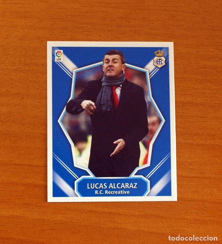 Cartes &agrave; collectionner de Football: Mercado Invierno- Recreativo de Huelva-Lucas Alcaraz- Ediciones Este 2008-2009, 08-09 - Nunca Pegado