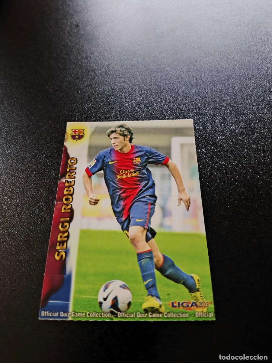 Cartes &agrave; collectionner de Football: 903 SERGI ROBERTO BARCELONA B MUNDICROMO LIGA 2012 2013 12 13 PLATINUM NO PANINI ESTE