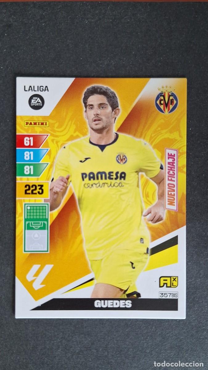 Cartes &agrave; collectionner de Football: L3 GUEDES VILLARREAL C. F. 357 BIS NUEVO FICHAJE ADRENALYN XL LIGA 2023/2024 23 24 PANINI