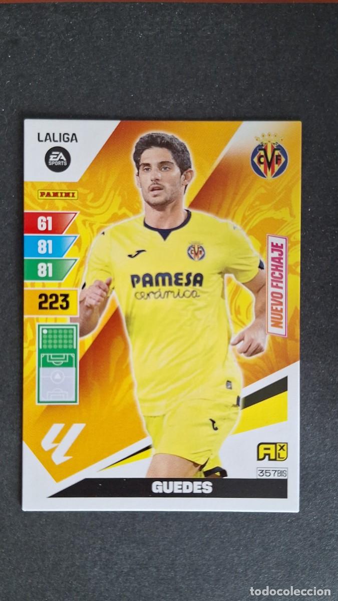 Cartes &agrave; collectionner de Football: L3 GUEDES VILLARREAL C. F. 357 BIS NUEVO FICHAJE ADRENALYN XL LIGA 2023/2024 23 24 PANINI
