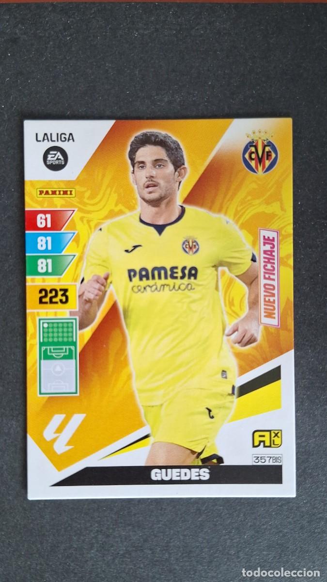 Cartes &agrave; collectionner de Football: L3 GUEDES VILLARREAL C. F. 357 BIS NUEVO FICHAJE ADRENALYN XL LIGA 2023/2024 23 24 PANINI