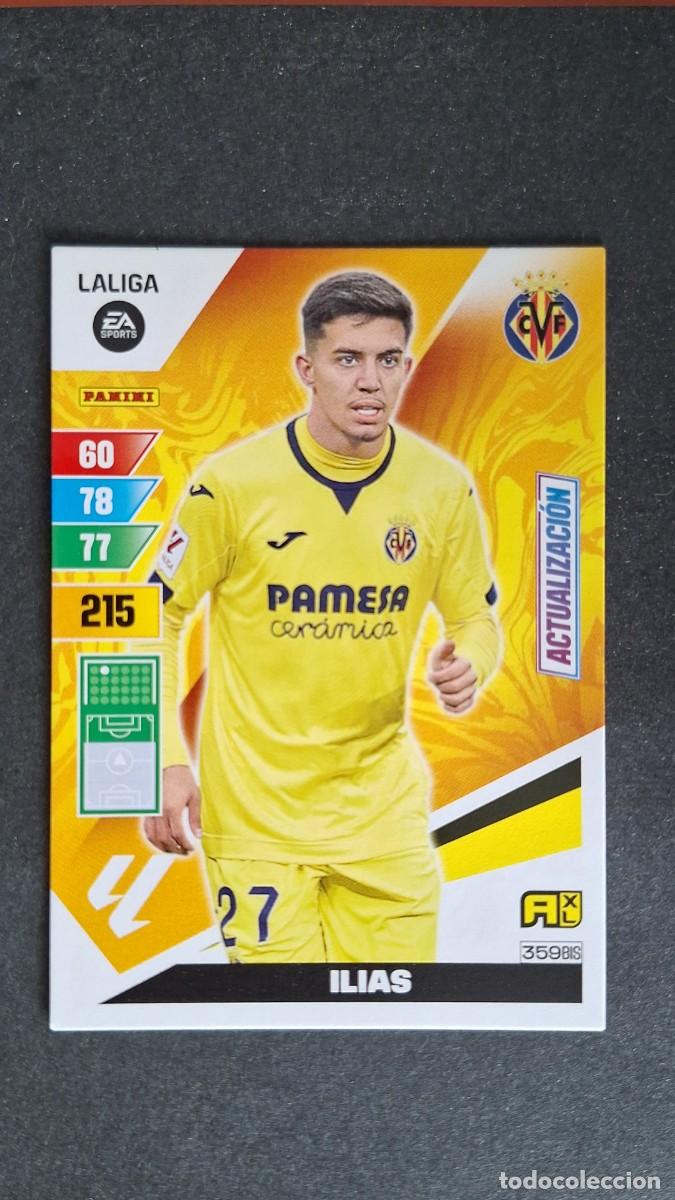 Cartes &agrave; collectionner de Football: L1 ILIAS VILLARREAL C. F. 359 BIS ACTUALIZACION ADRENALYN XL LIGA 2023/2024 23 24 PANINI